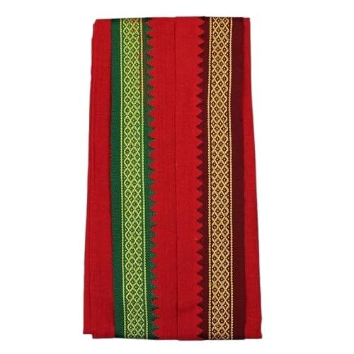 Sai Ganapathy Enterprises Jarigai Angavastram/Towel/Kasavu Shawl/Traditional Pooja Towel-picture-20