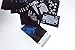 BUYDEAL Playing Cards Regular Index Plastic Playing Cards,Waterproof PVC Table Card,2-Deck (Black)