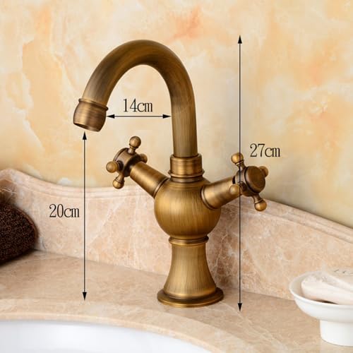 Robinet de salle de bain vintage pour vasque rétro et ancienne LWX - 2