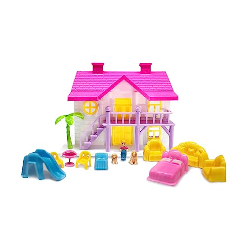 Casinha de Boneca Doce Lar - Frente Rosa 6019