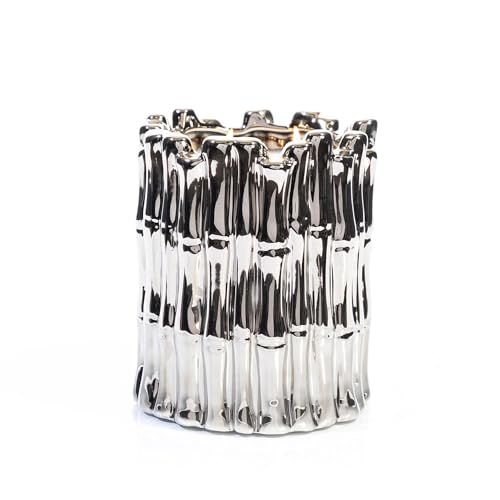 Luxury-Bamboo-Scented-Candle--Large-34oz-Jar-with-Soy-Wax-Blend-2-Cotton-Wicks--Long-Burn-Time-210220-Hours--Fall-Candles-Fall-Scented-Candles-Soy-Candles-for-Home-Holiday-Decor-Silver Luxury Bamboo Scented Candle – Large 34oz Jar with Soy Wax Blend & 2 Cotton Wicks – Long Burn Time 210–220 Hours – Fall Candles, Fall Scented Candles, Soy Candles for Home & Holiday Décor (Silver) - Image 1