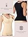 ATTLADY Shapewear Tank Tops for Women - Tummy & Waist Control Compression Camisole | Slimming Seamless V-Neck Body Shaper Vest
