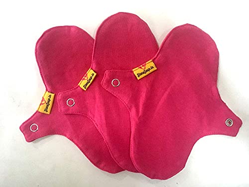 Stonesoup.In Petals Washable, Reusable And Long Lasting Mandya Sanitary Pads Cloth Panty Liners for women- Set Of 3 - Image 3