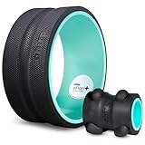 Chirp Wheel Foam Roller Combo for Back & Neck - Pain Relief & Headache Kit With Deep Tissue Muscle Massage and Thumb Pressure Release - 10' Mint Back, 4' Mint Neck