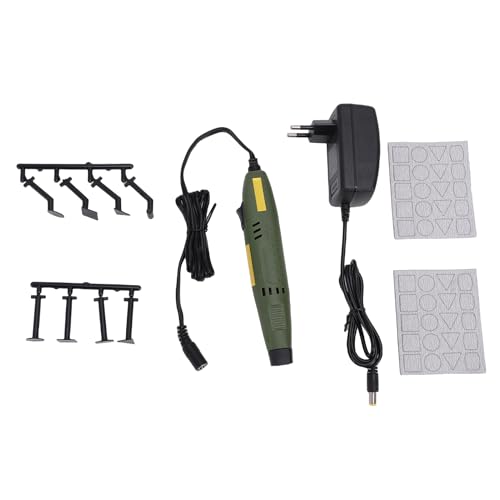 Kit ponçage électrique compact à 8 têtes interchangeables pour polissage précis