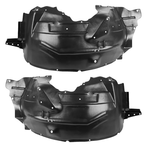 Image of TRQ Inner Fender Liner Set Compatible with 2000-2004 Ford F-250 Super Duty F-350 Super Duty FO1246108 FO1251137