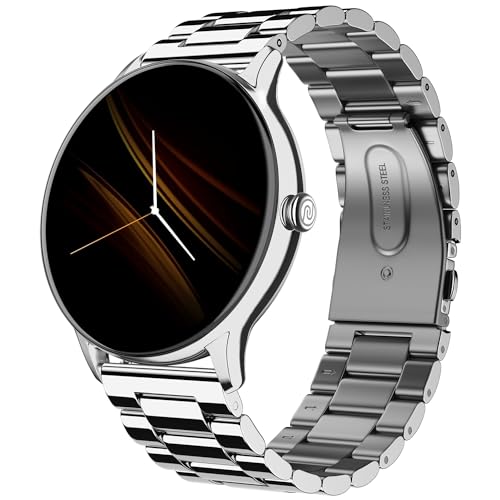 Image of Noise Twist Go Round dial Smartwatch with BT Calling, 1.39 inch Display, Metal Build, 100+ Watch Faces, IP68, Sleep Tracking, 100+ Sports Modes, 24 /7 Heart Rate Monitoring (Elite Silver)