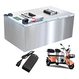 FREEDOH Batteria per Triciclo Elettrico 72V Batteria al Litio 72V 45Ah 55Ah 65Ah 75Ah 85Ah 105Ah Batterie con Caricabatterie,72v45ah