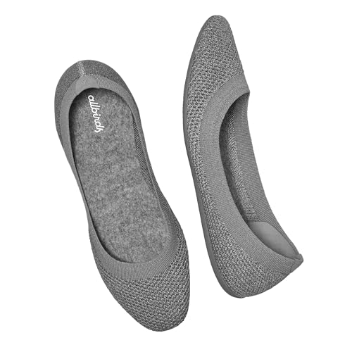 Allbirds Women’s Tree Breezer, Knit Ballet Flats, Slip-On Everyday Round Toe Shoes, Machine...