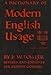 A Dictionary of Modern English Usage