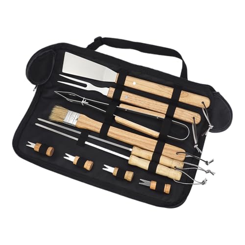 Ensemble d'accessoires de barbecue 10 pièces avec sac - 2