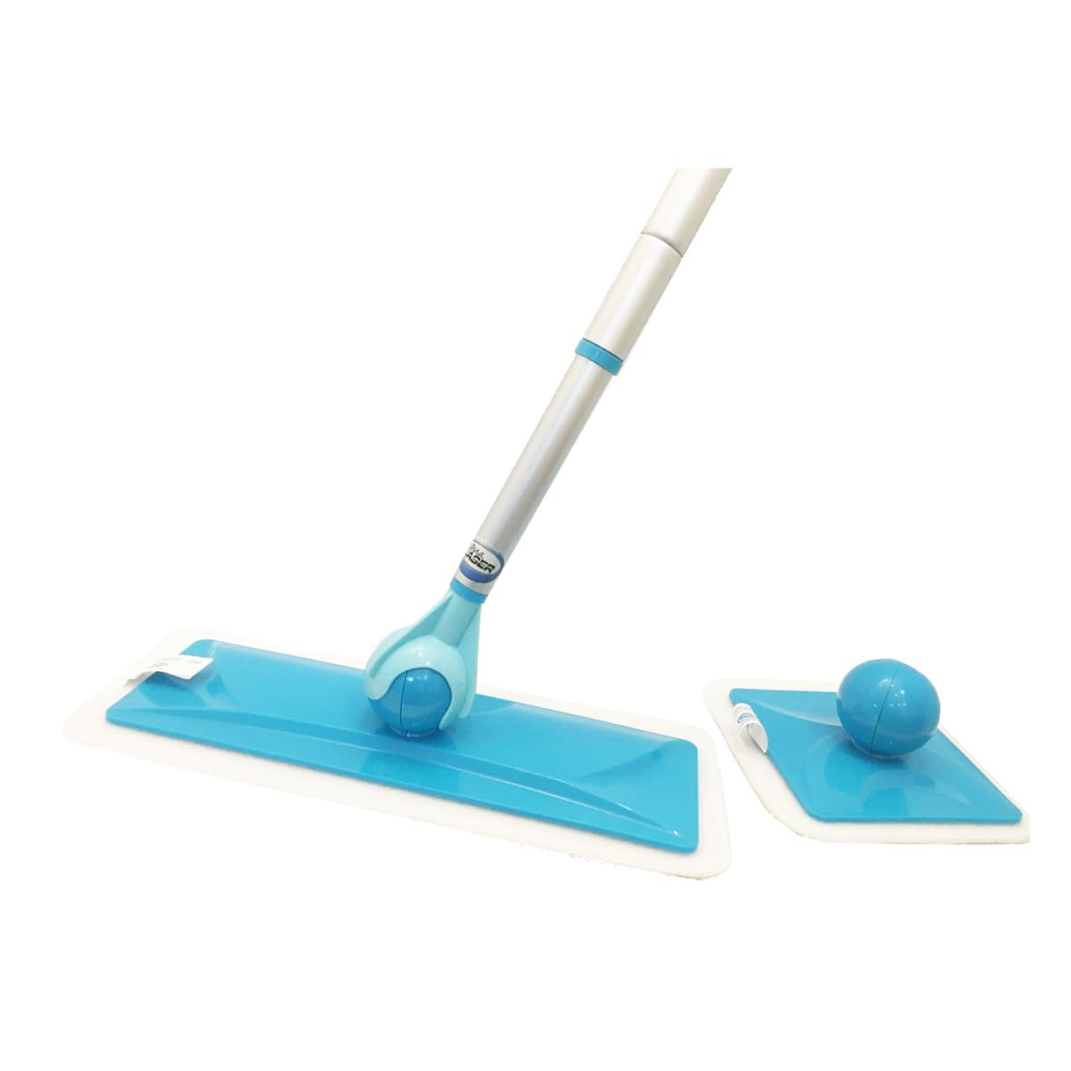 Aqua Laser Clickball Mop Master Set Bleu balai microfibre manche télescopique
