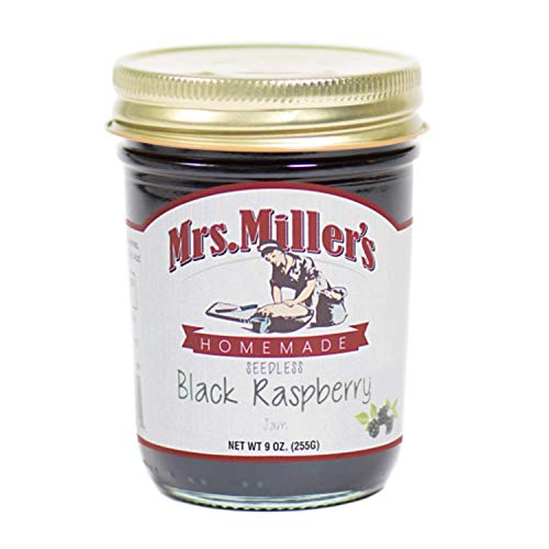 Mrs Millers Jam Black Raspberry Sdls, 9 Oz