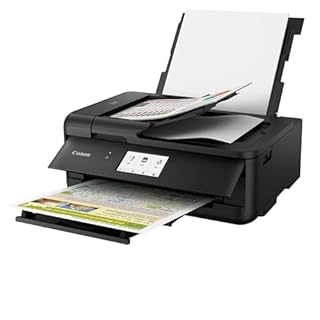 Canon PIXMA TS9520 All In one Wireless Printer Home or Office| Scanner | Copier | Mobile Printing with AirPrint and Google Cloud Print, Black, Works with Alexa, One Size