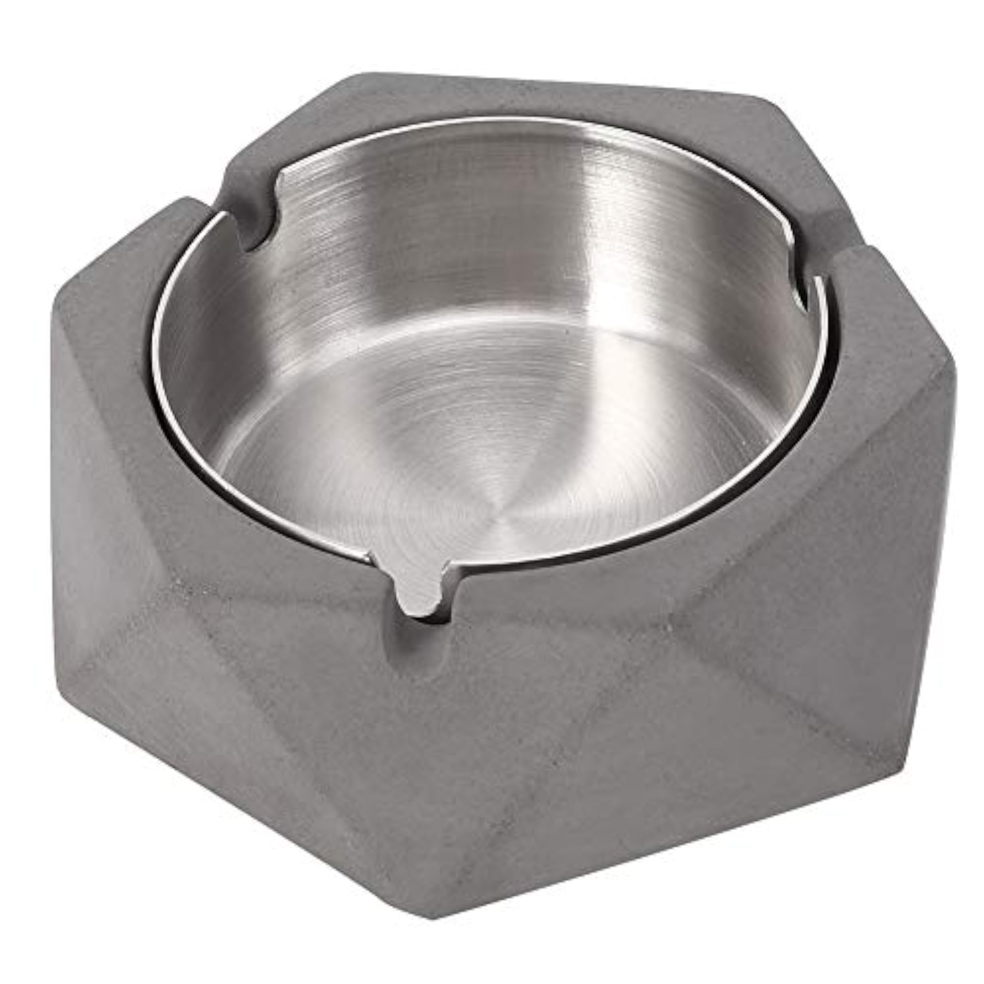 Nordic Style Stainless Steel Geometric Ashtray
