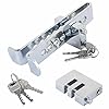 NTEK Car Pedal Locks, 8 Adjustment Hole Clutch Pedal Lock, Anti-Theft Van Security Key Locks, Strong Stainless Steel Vehicle Brake Lock Device, Car Theft Protection Perfect for Clutch Pedal Lock Brake #1