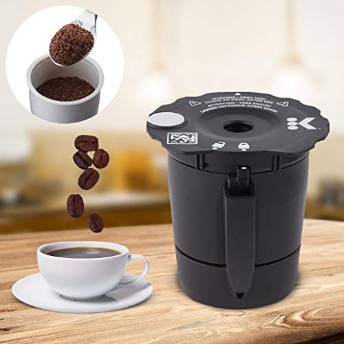 Youngy Filtro reutilizável de cápsulas de café para acessórios de café recarregáveis Keurig K-Cups