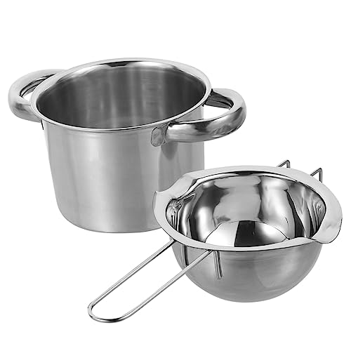 Mikinona Double Boiler Pan Handle for Chocolate Melting Sturdy and Compact Design