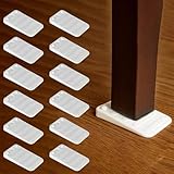 12PCS Furniture Pads Wedge Leveling – Chair Pads Leveler for Floors, Triangle Support Pads Chair Sliders for Home or Office, White