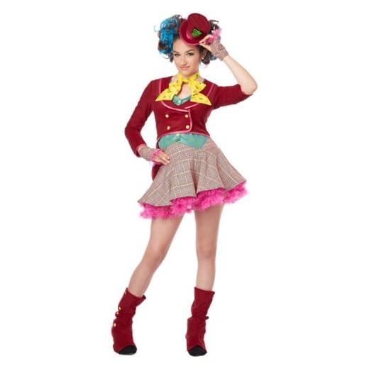 California Costumes Mad As a Hatter Tween Costume, X-Large