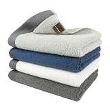 オルタ(oruTa) 泉州タオル フェイスタオル 4枚セット 厚手 日本製 ロイヤル 綿100% 34×84cm アソート