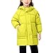 BFAFEN Girls Fashion Outfits Boys Girls Winter Coat Thicken Thermal Puffer Jacket with Hood School Windproof Ski Down Jacket Outerwear 2-13 Years