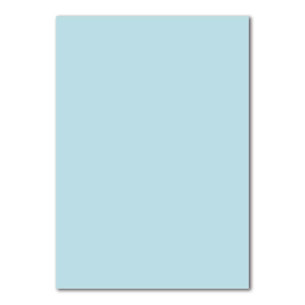 FarbenFroh by Gustav Neuser 25 x A4 Writing Paper Sets with DIN Long Envelopes, Wet Seal, Light Blue - Image 3