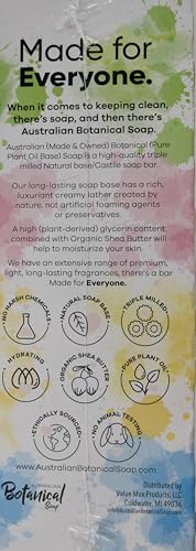 Australian Botanical Soap Multipack, Goat's Milk Oat's Milk, Lemongrass Raspberry Melon, 8 Bars image 5