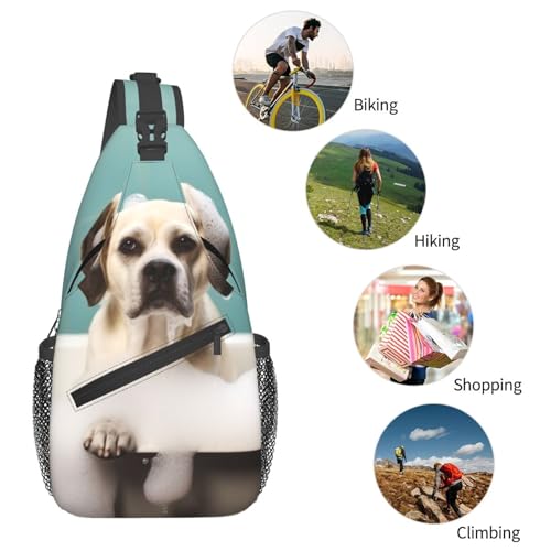 Bolso cruzado para hombre tipo bandolera negro miniatura 6