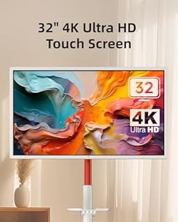 KTC MegPad 32" Smart Portable TV, 4K Touch Screen Portable TV Monitor, Android 13 Google EDLA Certified 8G RAM+128G Storage, Octa-core CPU 9500mAh Battery, Dual 6W Speakers WiFi 6