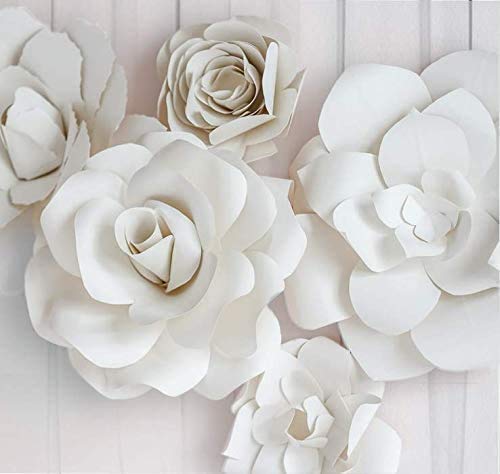 Hamilco White Cardstock Thick Paper – 8 1/2 X 11" Blank Heavy Weight 80 Lb Cover Card Stock - For Brochure Award And Stationery Printing - 50 Pack #TOP6