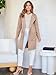 ANRABESS Womens Cardigan Sweater Open Front Knit Long Coatigan Dressy Casual Jacket Coat 2025 Fall Outfits Classy Clothes Khaki Large