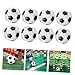 MUELODSIC 12pcs Tabletop Soccer Footballs Plastic Replacement Balls Eco-Friendly for Boys and Girls and Adults Compatible Foosball Tables