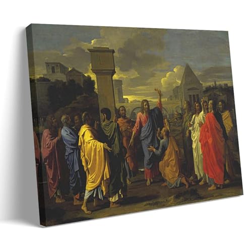 Nicolas Poussin Les Sept Sacrements Ordination poster art toile cadre