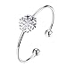 Produktbild Joyfeel buy 1 Stück Frauen Charme Elegant Stilvoll Schneeflocke-Muster Armreif Romantisches Geschenk für Valentinstag/Geburtstag/Hochzeit