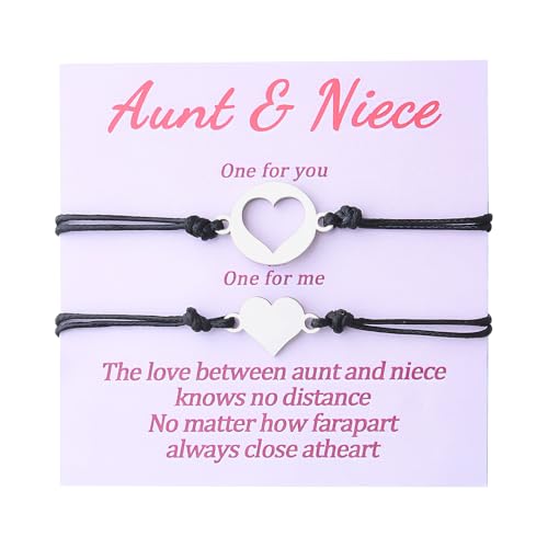 Grandma Aunt Mothers Day Gifts for Auntie Grandmother Granddaughter Bracelet for Aunt and Niece Matching Braclet Gift