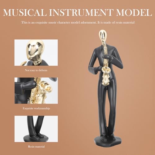 Figurine de musicien saxophone ERINGOGO ornement résine décoration table