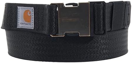 Carhartt mens Belt, Casual Rugged Belts for Men, Available in Multiple Styles, Colors & Sizes Belt