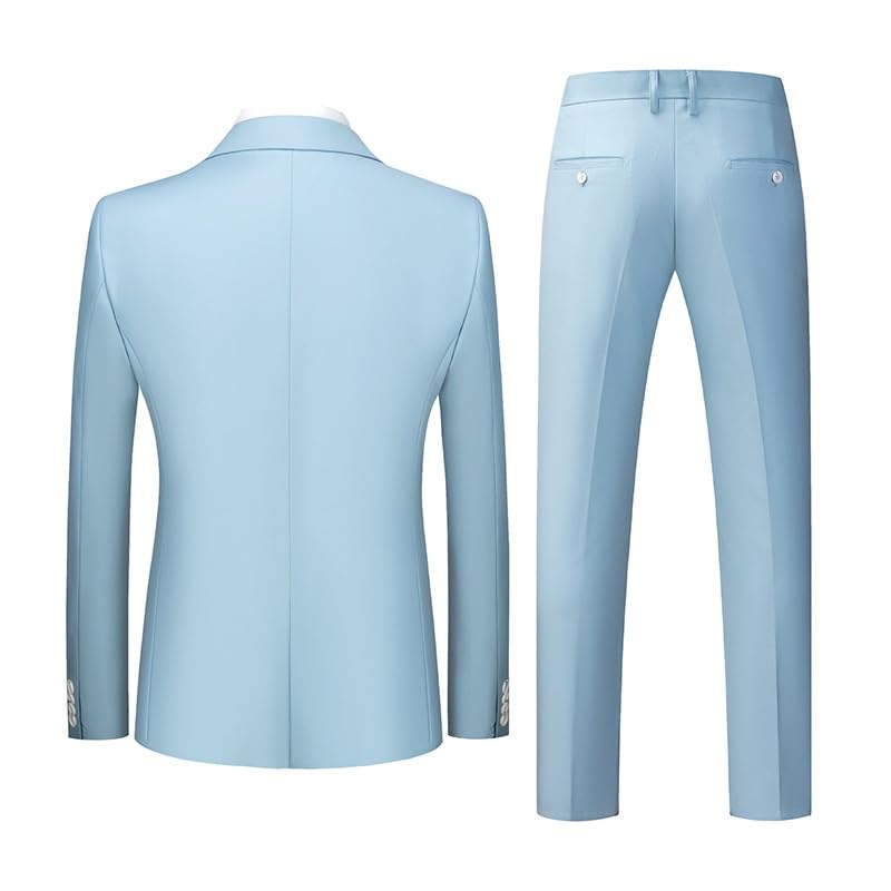 Suit, Vest, Pants, Korean Version Set, Wedding Button Three Piece3