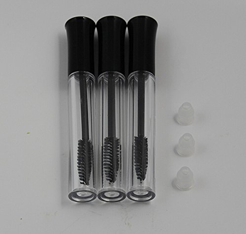 Chengyida 3-Pack 5Ml Empty Mascara Tubes Diy Container Eyelash Cream Vials With Black Cap #TOP5
