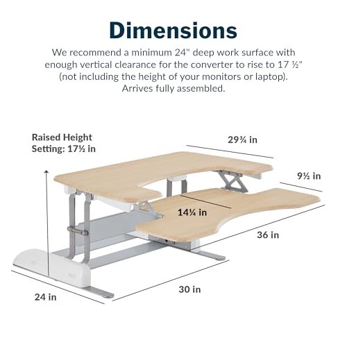 Electric standing desk adjustable