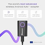 Two – Wireless Android Auto Adapter – Convert Factory Wired Android Auto to Wireless – Bluetooth & Wi-Fi Auto Connect – Easy Plug & Play – Multifunction Button – Made in Europe - Image 3