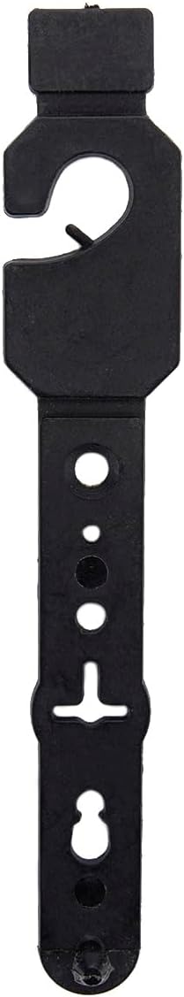 SSWBasics Black Plastic Belt Hangers - Pack of 100