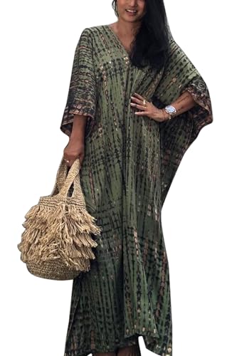 MERCIY Damen Strandkleid Strandponcho Oversize Bikini Cover Up Sommer Strandkleid Bikini Tunika Cover Up Strandurlaub Wandern