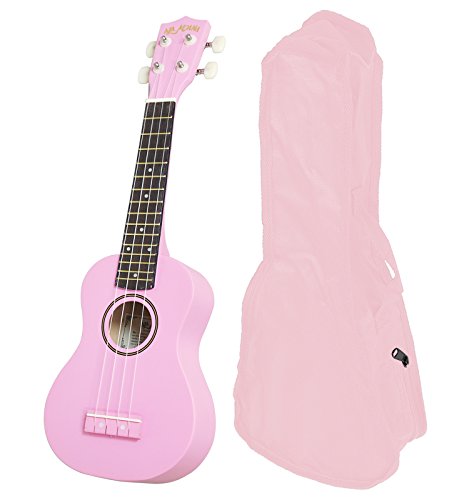 AlaMoana アラモアナ ギアペグ式ウクレレ ピンク UK-100G/PK (ソフトケース付き)