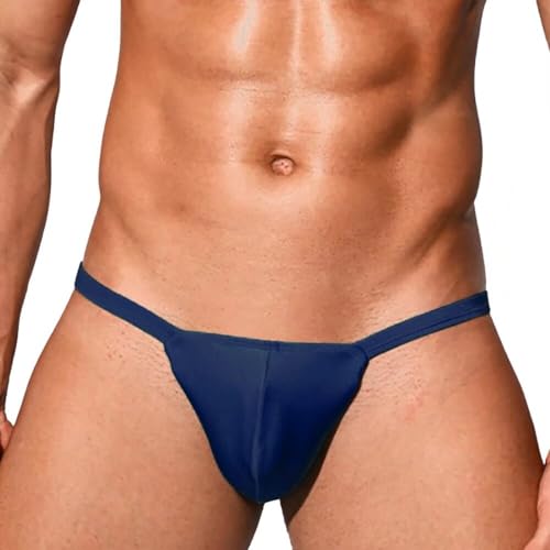 Men's Swim Briefs Low Rise Bikini Thongs Sunbath Contour Pouch Trunks G-Strings Bathing Suit Beachwear