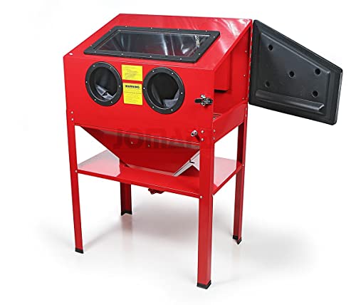 CHORREADORA DE ARENA ARENADORA DE 220 LITROS CABINA PARA CHORREO DE ARENA DE TALLER