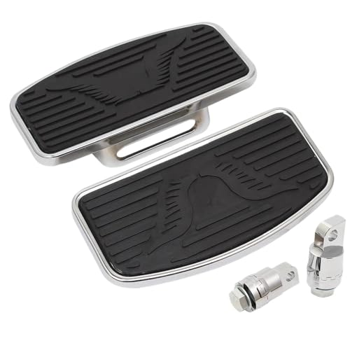 Pédale moto en acier noir, marchepied haut de gamme réglable pour Harley Davidson Dyna