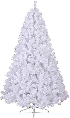 Árbol de Navidad con luz WQHPLMD grande y artificial con soporte metálico resistente