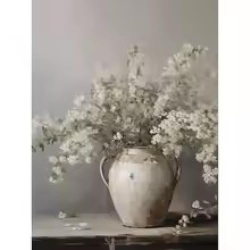 Fleurs printanières en peinture nature morte pour une ambiance poétique et douce